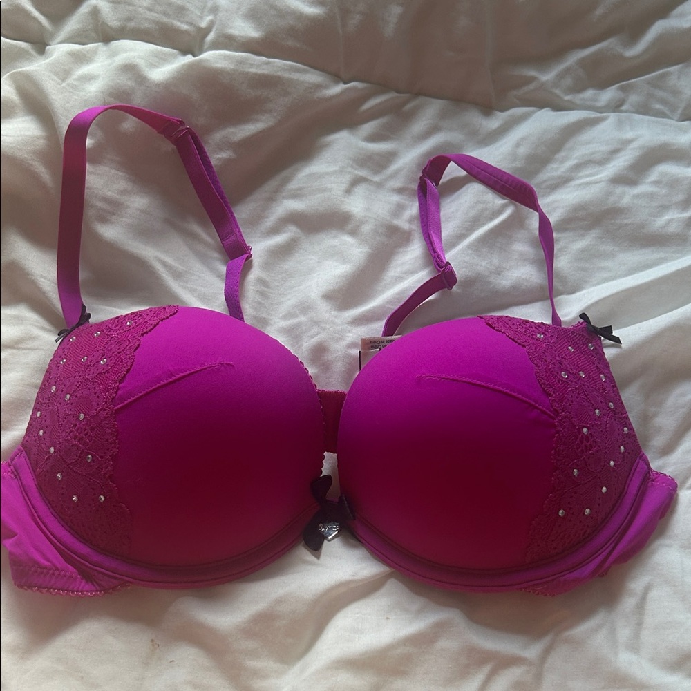 La SENZA Fuchsia Lace Bra